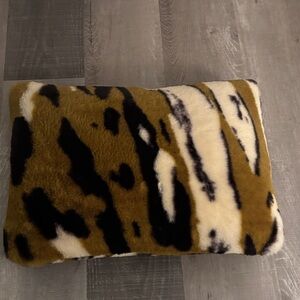 Anthropologie Brown and Black Accent Pillow